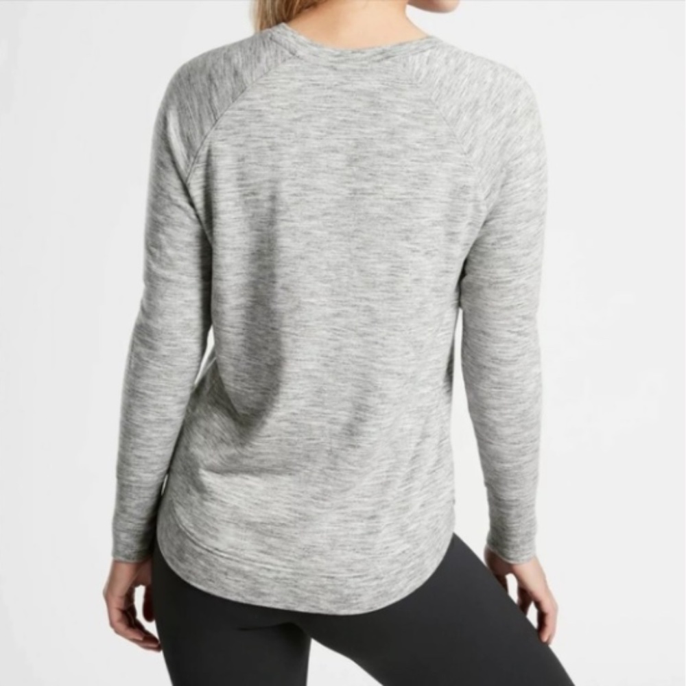 Athleta Heather Gray Mindset Sweatshirt Size XXS - Picture 12 of 12